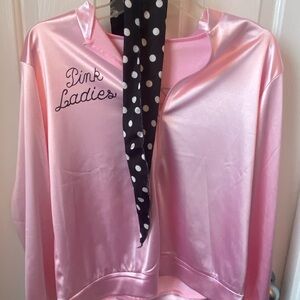 Pink Ladies Satin Jacket